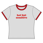 Hot But Sensitive - Ringer Tee