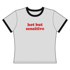Hot But Sensitive - Ringer Tee