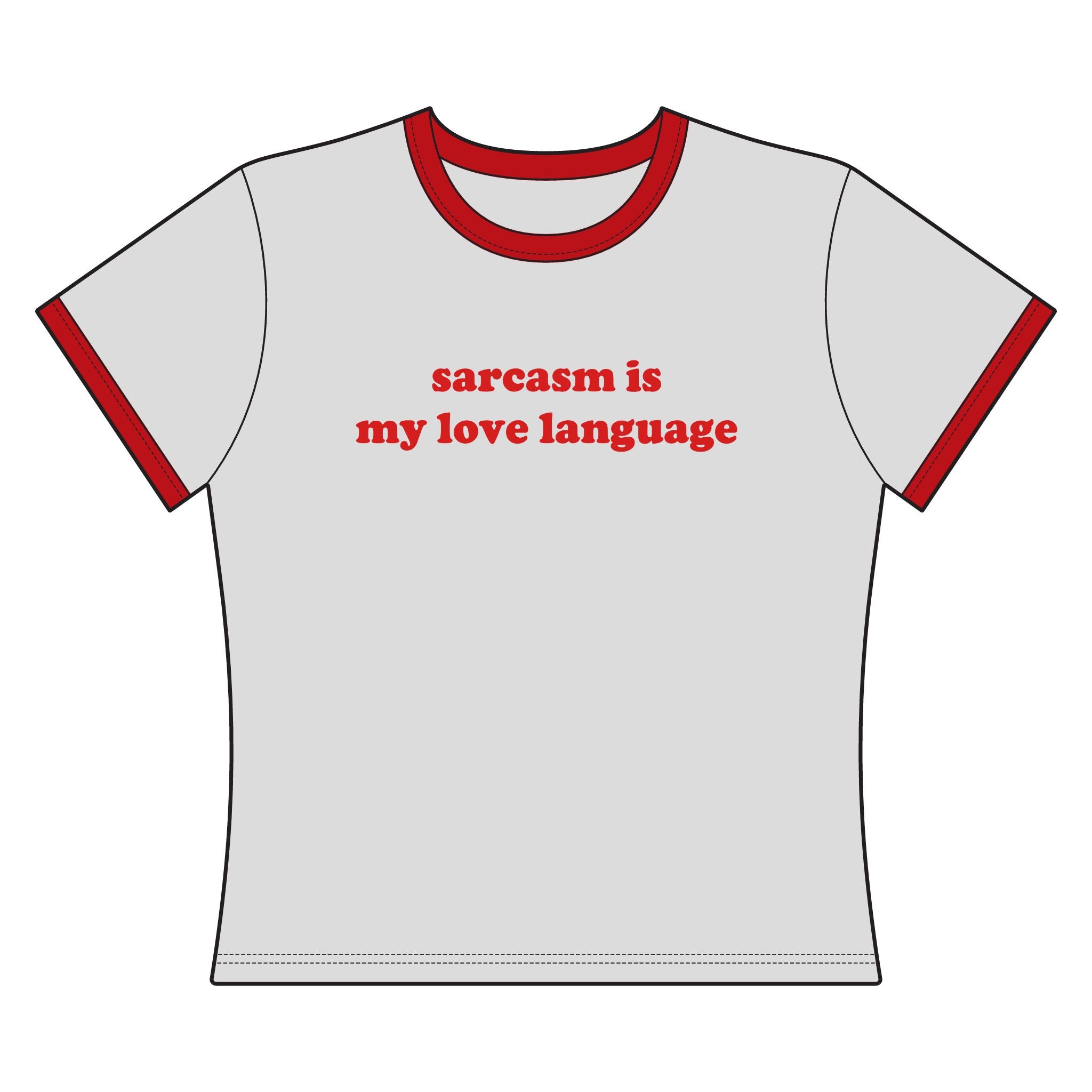 Sarcasm V1 - Ringer Tee