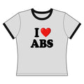 I Love Abs - Ringer Tee