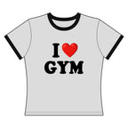 I Love Gym - Ringer Tee