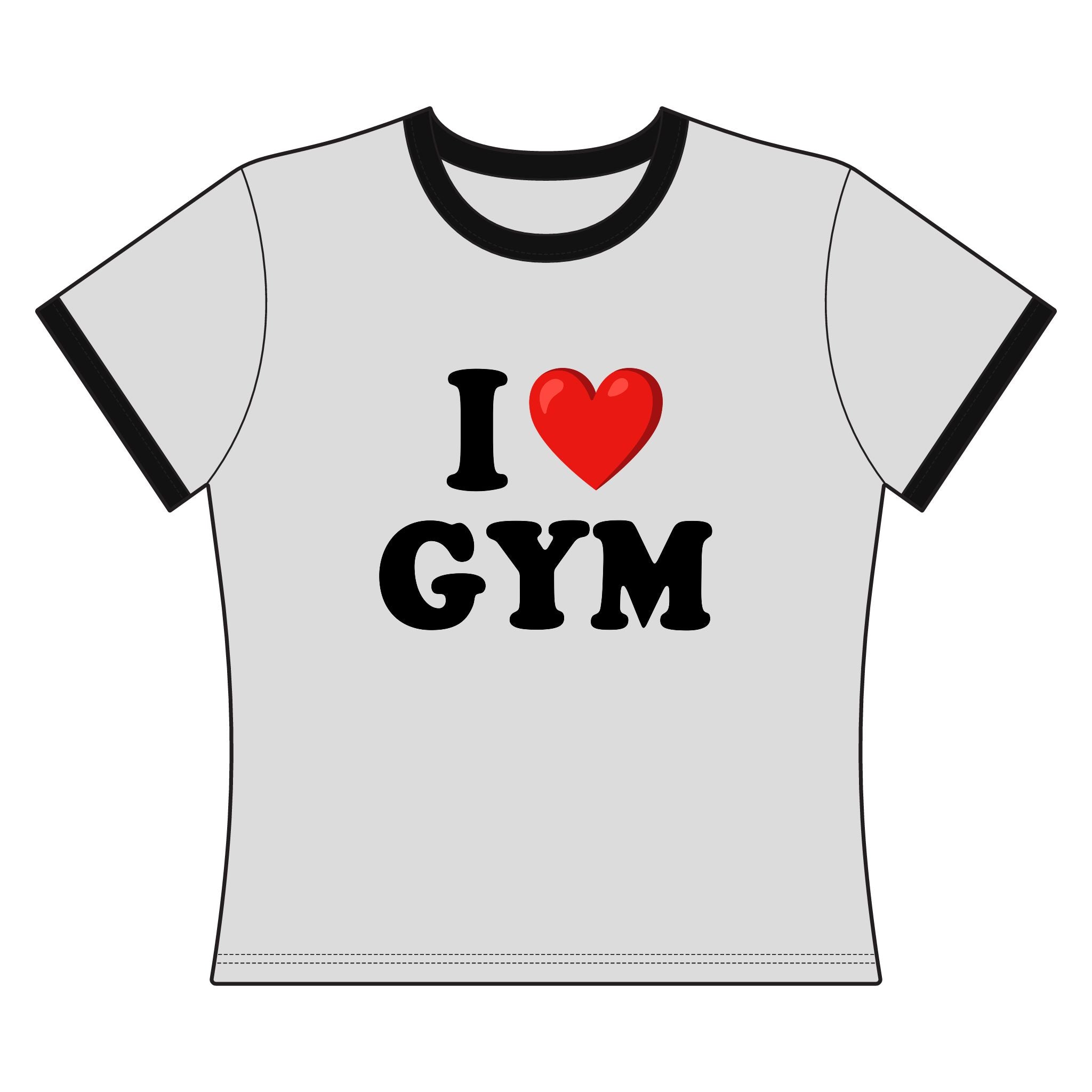 I Love Gym - Ringer Tee
