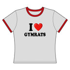 I Love Gymrats - Ringer Tee