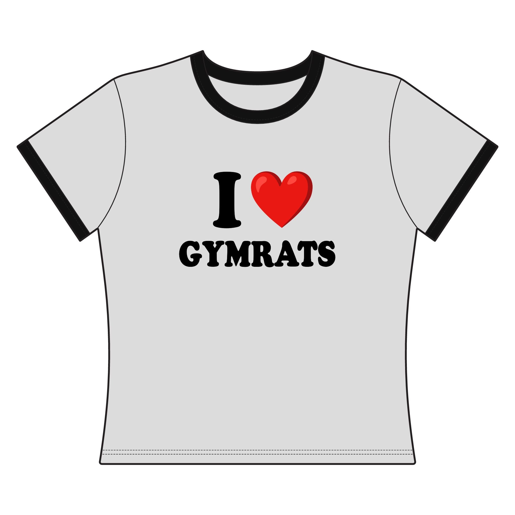 I Love Gymrats - Ringer Tee
