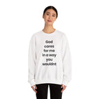 God Cares For Me - Sweatshirt