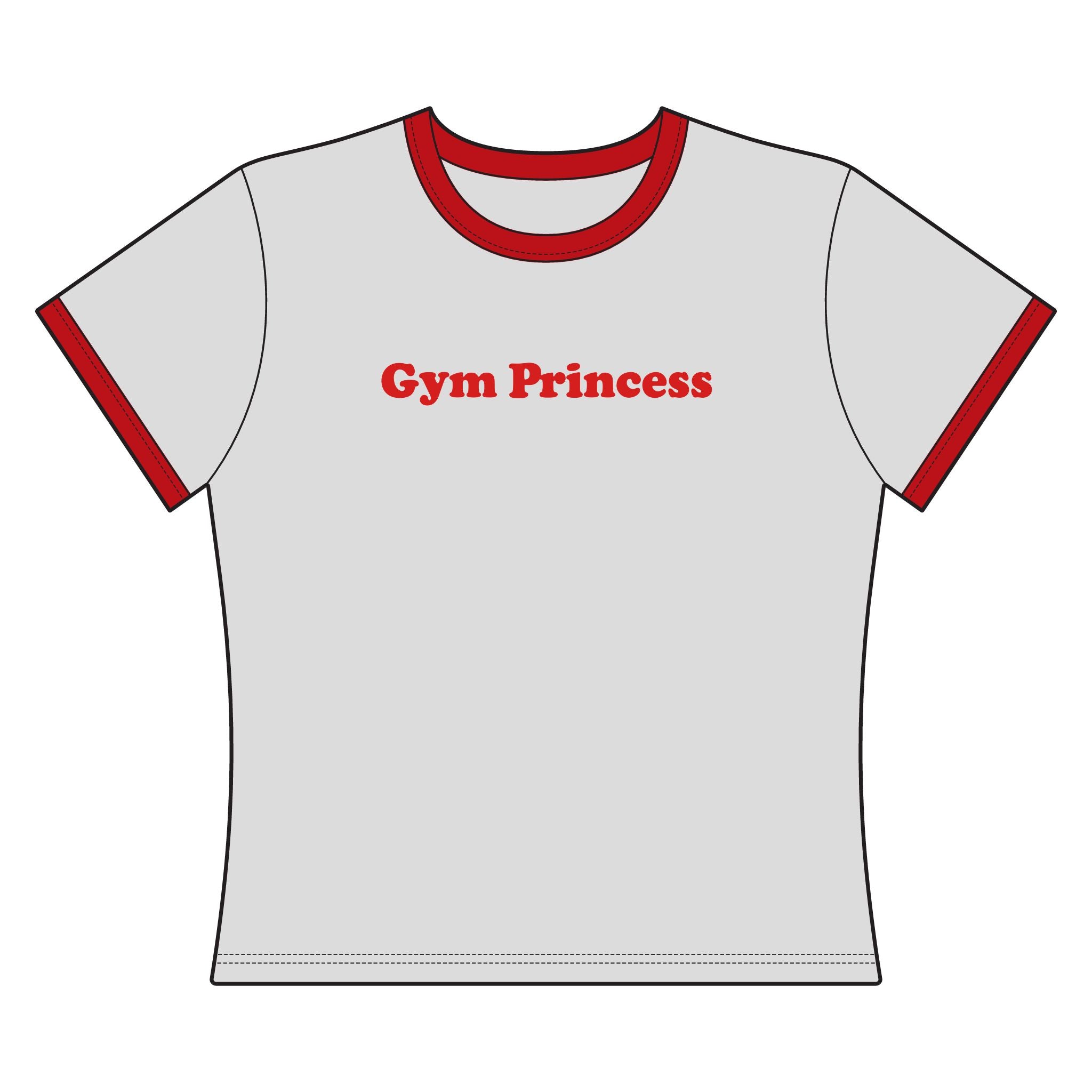 Gym Princess - Ringer Tee