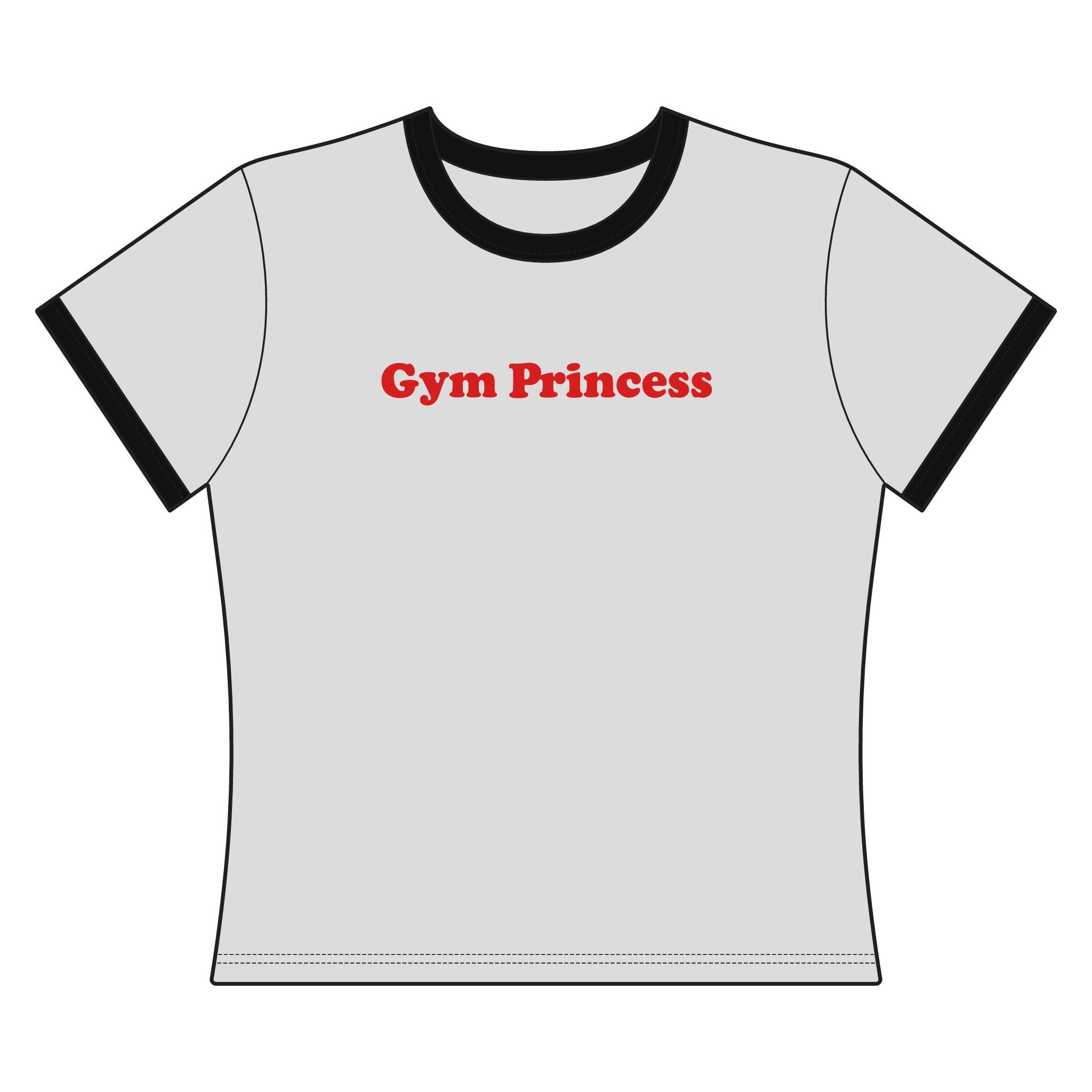Gym Princess - Ringer Tee